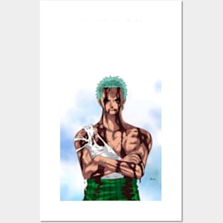 zoro one piece nothing happened Posters and Art